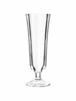 Cote Table Flûte à champagne avec rainures décoratives Ana, 12 pièces, Ø 6 x haut. 17 cm, 135 ml