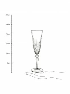RCR Flûte à champagne cristal Melodia, 6 pièces, Ø 7 x haut. 22 cm, 160 ml -Cuisine Soldes 2022 Flute a champagne cristal Melodia 6 pieces 2