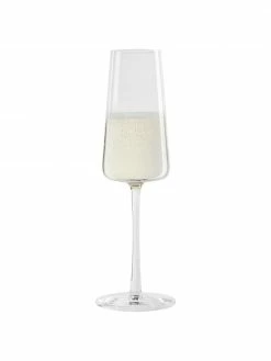 Flûte à champagne cristal Power, 6 pièces, Ø 7 x haut. 23 cm, 240 ml