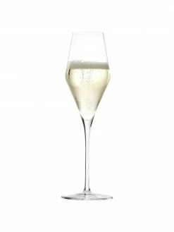 Flûte à champagne cristal Quatrophil, 6 pièces, Ø 8 x haut. 26 cm, 290 ml
