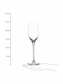 Flûte à champagne en cristal Exquisit, 6 pièces, Ø 7 x haut. 25 cm, 265 mlDisponibilité limitée -Cuisine Soldes 2022 Flute a champagne en cristal Exquisit 6 pieces 2