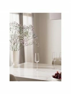 Westwing Collection Flûte à champagne soufflé bouche avec bord doré Ellery, 4 pièces, Ø 7 x haut. 23 cm -Cuisine Soldes 2022 Flute a champagne souffle bouche avec bord dore Ellery 4 pieces 5