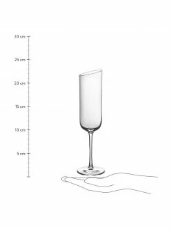 Villeroy & Boch Flûte à champagne transparente NewMoon,, 4 pièces, Ø 5 x haut. 23 cm, 170 ml -Cuisine Soldes 2022 Flute a champagne transparente NewMoon 4 pieces 2