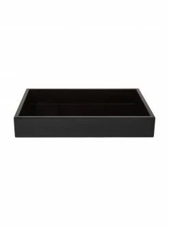 Westwing Collection Grand plateau noir brillant Hayley, larg. 24 x long. 33 cm -Cuisine Soldes 2022 Grand plateau noir brillant Hayley 3