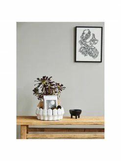 Nordal Grande coupelle décorative céramique Anise, Ø 38 cm, Ø 38 x haut. 15 cm -Cuisine Soldes 2022 Grande coupelle decorative ceramique Anise O 38 cm 4