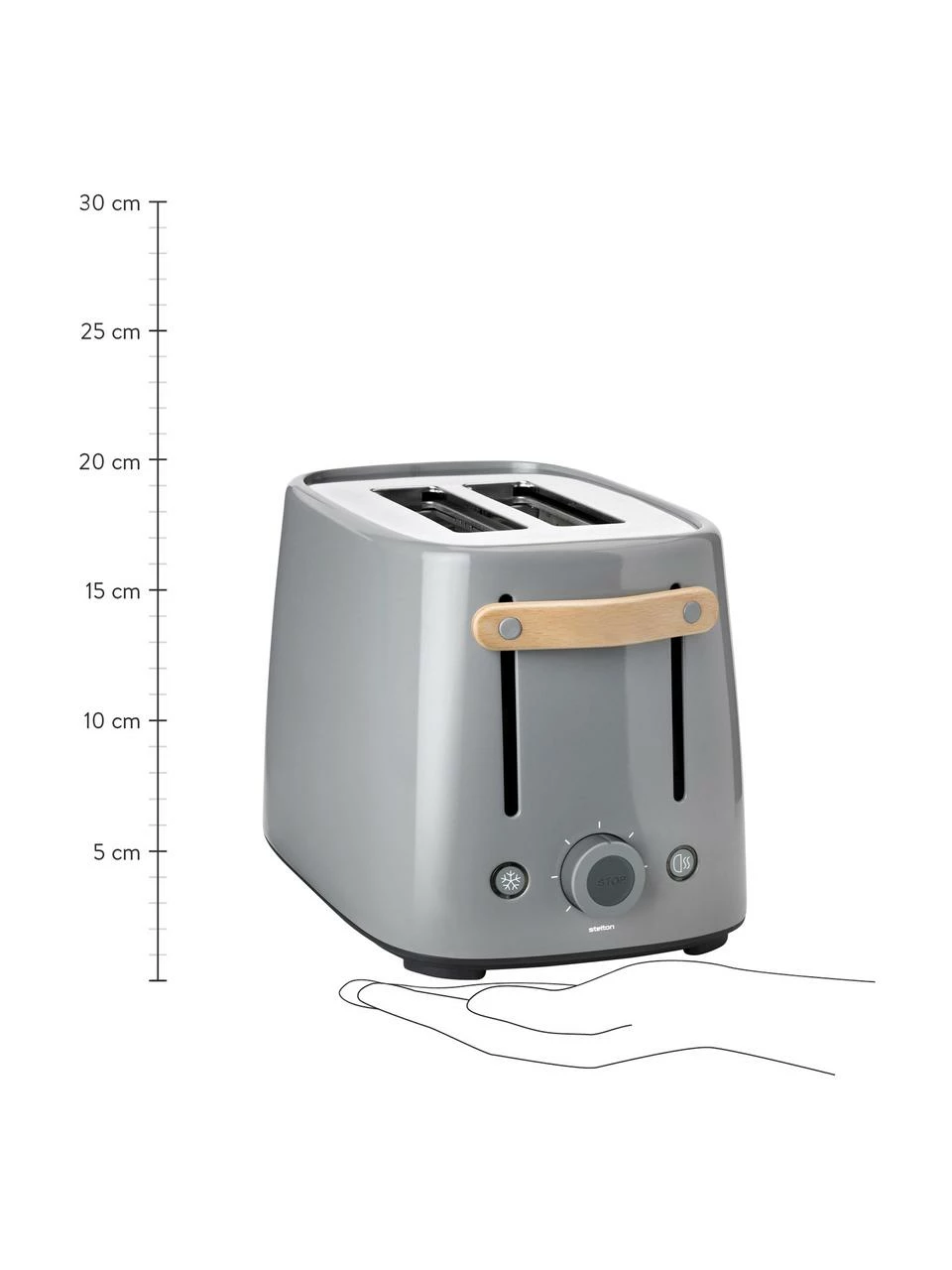 Stelton Grille pain gris Emma, larg. 20 x haut. 20 cmDisponibilité limitée 5 Stelton Grille pain gris Emma, larg. 20 x haut. 20 cmDisponibilité limitée – Image 3