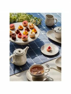 Broste Copenhagen Handgemachte Steingut-Tortenplatte Nordic Vanilla in Cremeweiß gesprenkelt, Ø 30 cm, Ø 30 x haut. 10 cm -Cuisine Soldes 2022 Handgemachte Steingut Tortenplatte Nordic Vanilla in Cremeweiss gesprenkelt O 30 cm 3