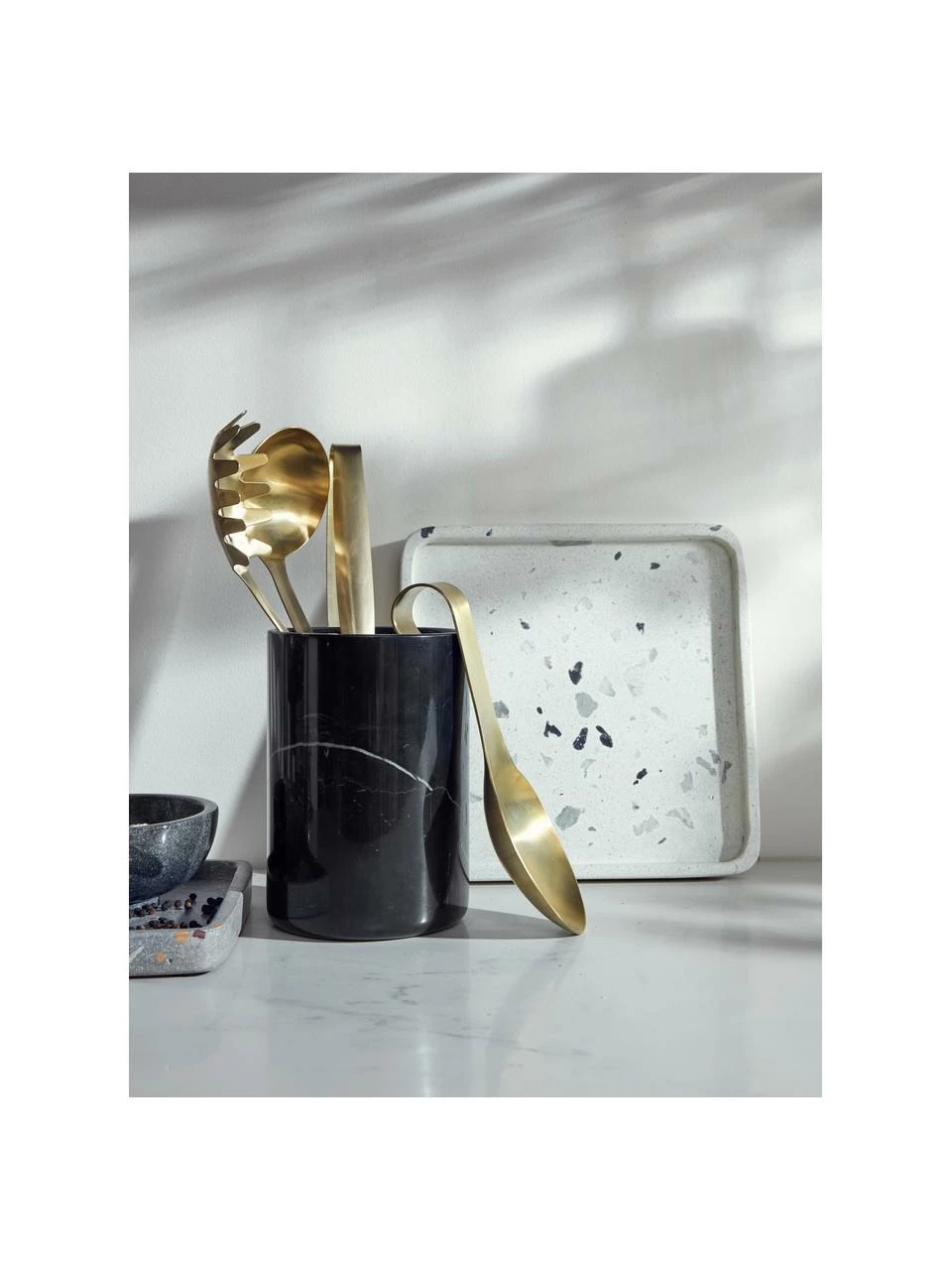 Nordal Louche dorée mate Goldies, larg. 6 x long. 32 cm 4 Nordal Louche dorée mate Goldies, larg. 6 x long. 32 cm – Image 2