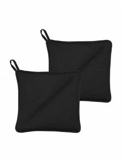 Södahl Manique noir Soft Kitchen, 2 élém., larg. 24 x long. 26 cm