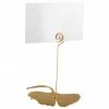 Marque-places Ginkgo, 4 pièces, larg. 9 x haut. 13 cm -Cuisine Soldes 2022 Marque places Ginkgo 4 pieces