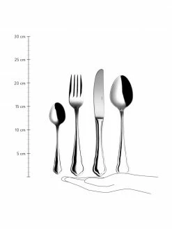 Ménagère argentée Lotus, 6 personnes (24 élém.), Lot de différentes tailles 10 Ménagère argentée Lotus, 6 personnes (24 élém.), Lot de différentes tailles -Cuisine Soldes 2022 Menagere argentee Lotus 6 personnes 24 elem 2