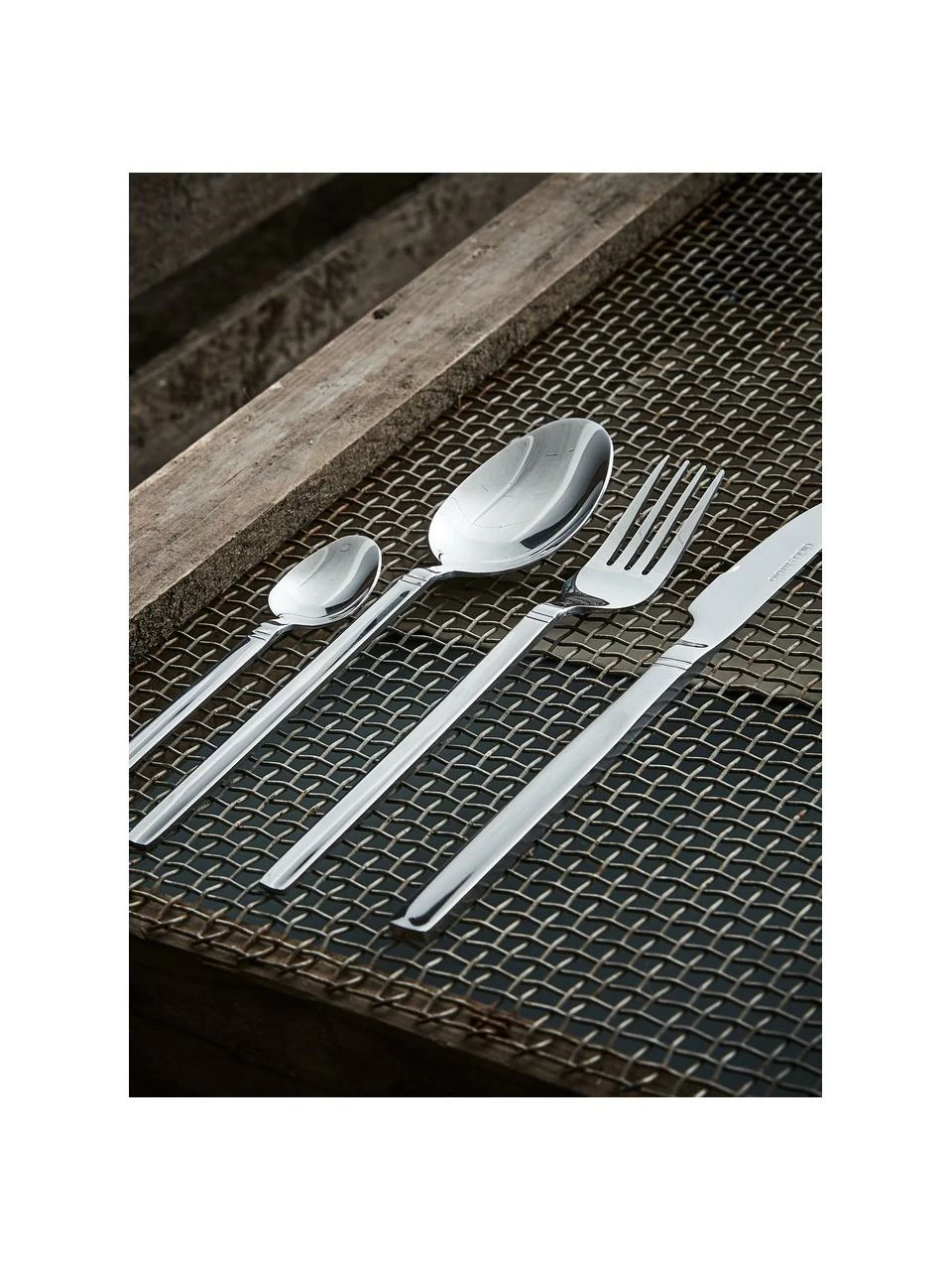 Ménagère argentée Studio, 6 personnes (24 élém.), Lot de différentes tailles 6 Ménagère argentée Studio, 6 personnes (24 élém.), Lot de différentes tailles – Image 4