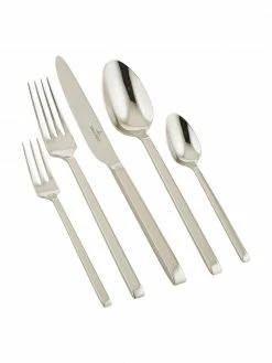 Villeroy & Boch M&eacute;nag&egrave;re argent&eacute;e brillante La Classica, 6&nbsp;personnes (30&nbsp;&eacute;l&eacute;m.), Lot de différentes tailles -Cuisine Soldes 2022 Menagere argentee brillante La Classica 6 personnes 30 elem 2