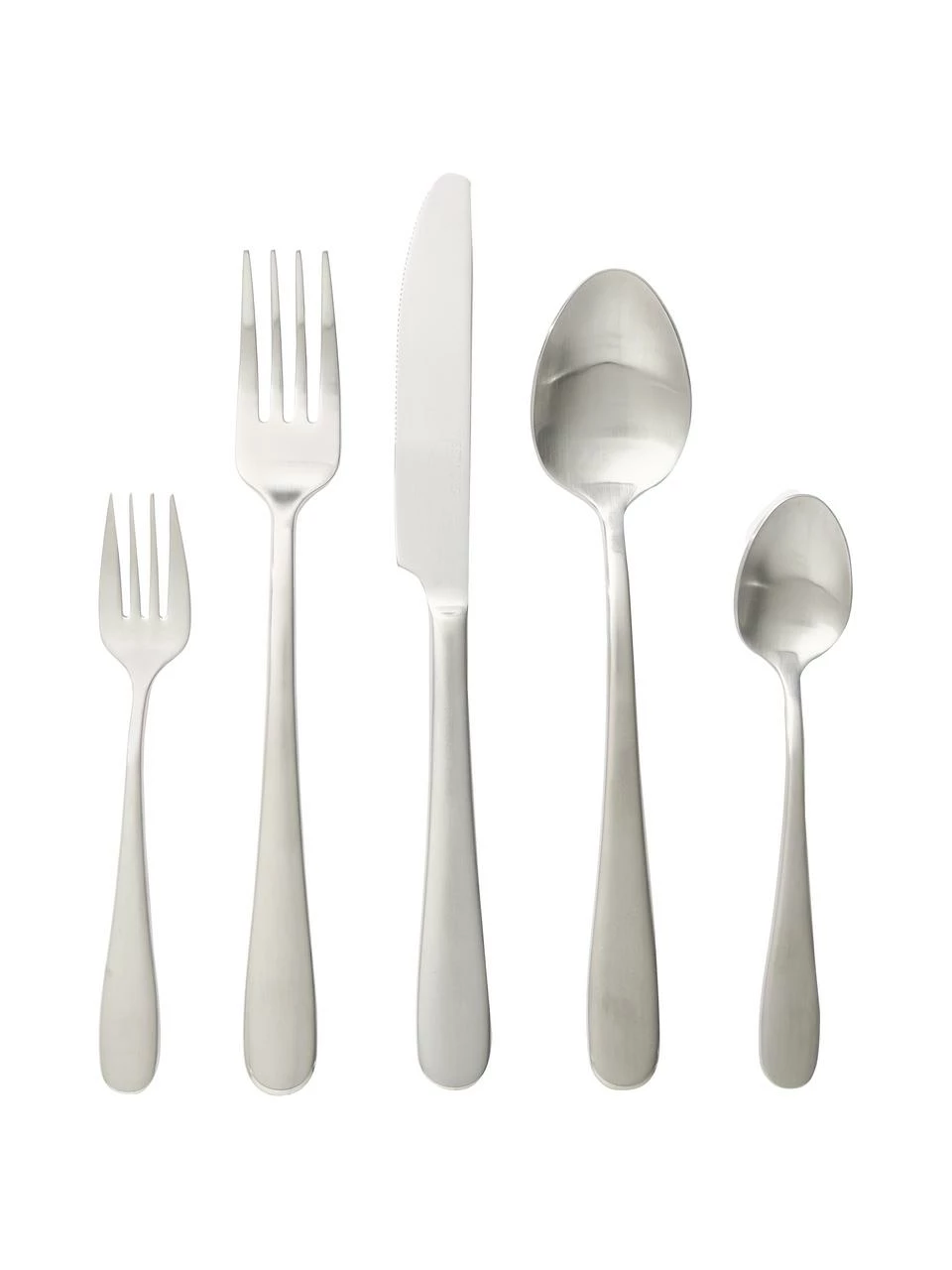 Westwing Collection Ménagère argentée mat brossé Francine, 4 personnes (20 élém.), 4 personnes (20 élém.) 3 Westwing Collection Ménagère argentée mat brossé Francine, 4 personnes (20 élém.), 4 personnes (20 élém.)