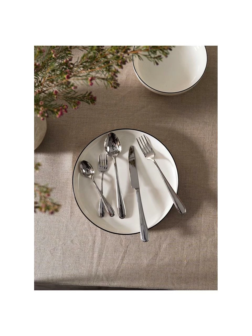 Westwing Collection Ménagère argentée polissage haute brillance Francine, 4 personnes (20 élém.), 4 personnes (20 élém.) 5 Westwing Collection Ménagère argentée polissage haute brillance Francine, 4 personnes (20 élém.), 4 personnes (20 élém.) – Image 3