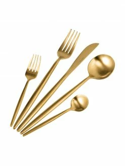 Westwing Collection Ménagère brossée mate Shimmer, couverts de différentes tailles, 1 personne (5 élém.) 12 Westwing Collection Ménagère brossée mate Shimmer, couverts de différentes tailles, 1 personne (5 élém.) -Cuisine Soldes 2022 Menagere brossee mate Shimmer couverts de differentes tailles 4