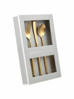 Westwing Collection Ménagère brossée mate Shimmer, couverts de différentes tailles, 1 personne (5 élém.) 13 Westwing Collection Ménagère brossée mate Shimmer, couverts de différentes tailles, 1 personne (5 élém.) -Cuisine Soldes 2022 Menagere brossee mate Shimmer couverts de differentes tailles 5