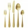 Westwing Collection Ménagère dorée mat brossé Francine, 4 personnes (20 élém.), 4 personnes (20 élém.)