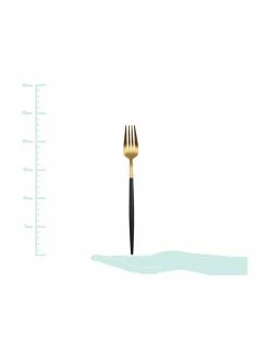 Ménagère dorée mate Faina, 6 personnes (24 élém.), Lot de différentes tailles -Cuisine Soldes 2022 Menagere doree mate Faina 6 personnes 24 elem 2