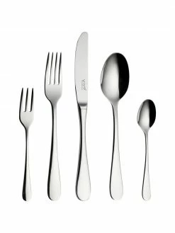 Villeroy & Boch Ménagère en argent brillant New Sweet, 6 personnes (30 pièces), Lot de différentes tailles