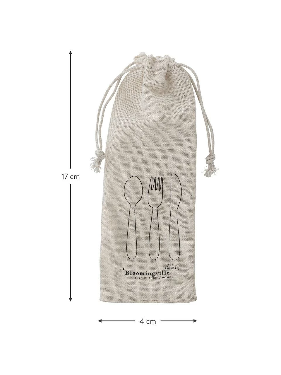 Bloomingville Ménagère enfant Ally, 3 élém., Lot de différentes tailles 4 Bloomingville Ménagère enfant Ally, 3 élém., Lot de différentes tailles – Image 3