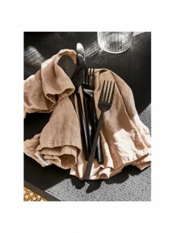 Westwing Collection Ménagère noir Shine, lots de différentes quantités de couverts, 1 personne (5 élém.) -Cuisine Soldes 2022 Menagere noir Shine lots de differentes quantites de couverts 2