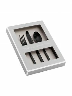 Westwing Collection Ménagère noir Shine, lots de différentes quantités de couverts, 1 personne (5 élém.) -Cuisine Soldes 2022 Menagere noir Shine lots de differentes quantites de couverts 4