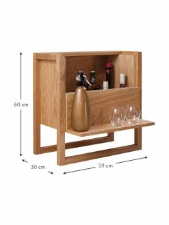 Woodman Mini bar bois de chêne NewEst, larg. 59 x haut. 60 cm 10 Woodman Mini bar bois de chêne NewEst, larg. 59 x haut. 60 cm -Cuisine Soldes 2022 Mini bar bois de chene NewEst 2