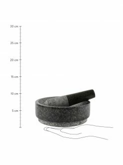 Mortier et pilon en granit Grido, Ø 19 x haut. 13 cm 7 Mortier et pilon en granit Grido, Ø 19 x haut. 13 cm -Cuisine Soldes 2022 Mortier et pilon en granit Grido 2