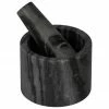 Mortier et pilon en marbre Johana, Ø 10 x haut. 8 cm -Cuisine Soldes 2022 Mortier et pilon en marbre Johana