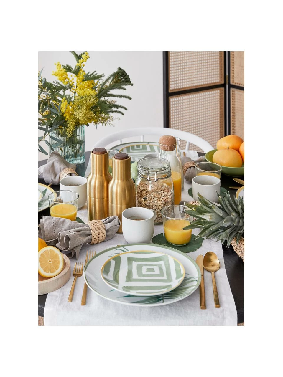 Menu Moulin à épices doré design Bottle Grinder, 2 élém., Ø 8 x haut. 21 cm 4 Menu Moulin à épices doré design Bottle Grinder, 2 élém., Ø 8 x haut. 21 cm – Image 2