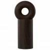 Moulin à sel et à poivre noir Hoop, Ø 8 x haut. 17 cm