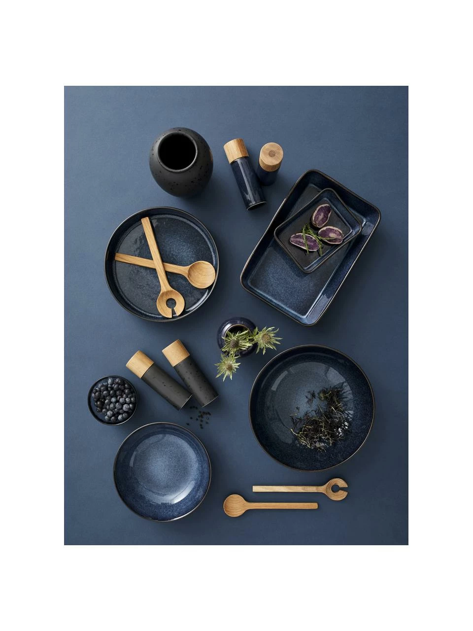 Bitz Moulin à sel et poivre faïence Bizz, 2 élém., Ø 5 x haut. 17 cm 4 Bitz Moulin à sel et poivre faïence Bizz, 2 élém., Ø 5 x haut. 17 cm – Image 2