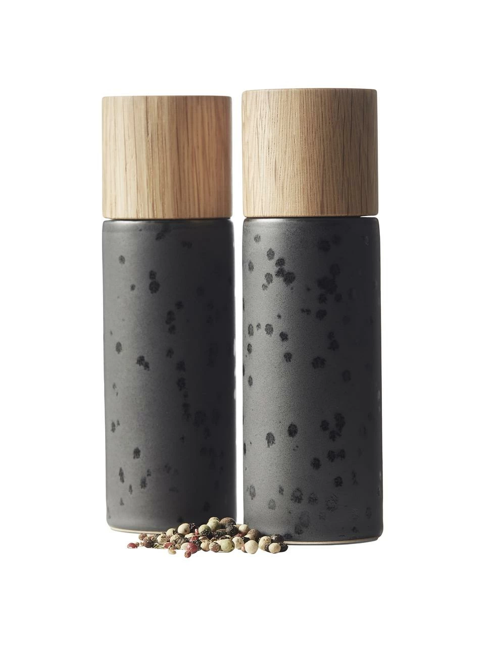 Bitz Moulin à sel et poivre faïence Bizz, 2 élém., Ø 5 x haut. 17 cm 7 Bitz Moulin à sel et poivre faïence Bizz, 2 élém., Ø 5 x haut. 17 cm – Image 5