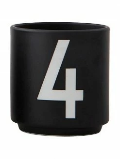 Design Letters Mug à expresso design en porcelaine avec chiffres 1234, 4 élém., Ø 5 x haut. 6 cm, 80 ml -Cuisine Soldes 2022 Mug a expresso design en porcelaine avec chiffres 1234 4 elem 4