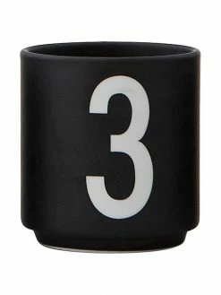 Design Letters Mug à expresso design en porcelaine avec chiffres 1234, 4 élém., Ø 5 x haut. 6 cm, 80 ml -Cuisine Soldes 2022 Mug a expresso design en porcelaine avec chiffres 1234 4 elem 5