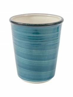 Villa D'Este Home Tivoli Mug artisanal bleu Baita, 6 élém., Ø 9 x haut. 11 cm, 350 ml -Cuisine Soldes 2022 Mug artisanal bleu Baita 6 elem 2