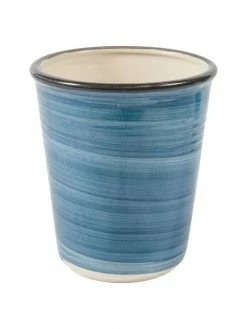 Villa D'Este Home Tivoli Mug artisanal bleu Baita, 6 élém., Ø 9 x haut. 11 cm, 350 ml -Cuisine Soldes 2022 Mug artisanal bleu Baita 6 elem 3