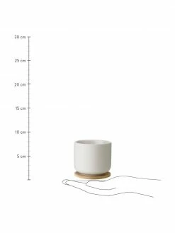 Stelton Mug blanc avec couvercle/sous-verre Theo, Ø 8 x haut. 8 cm, 200 ml -Cuisine Soldes 2022 Mug blanc avec couverclesous verre Theo 2