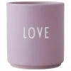 Design Letters Mug design en porcelaine violet Favorite avec lettrage LOVE, Ø 8 cm x haut. 9 cm, 250 ml -Cuisine Soldes 2022 Mug design en porcelaine violet Favorite avec lettrage LOVE