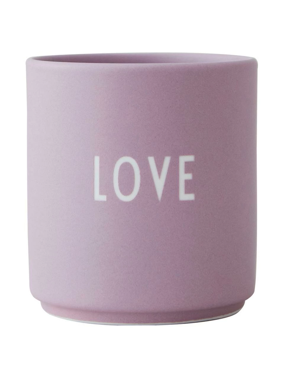 Design Letters Mug design en porcelaine violet Favorite avec lettrage LOVE, Ø 8 cm x haut. 9 cm, 250 ml 3 Design Letters Mug design en porcelaine violet Favorite avec lettrage LOVE, Ø 8 cm x haut. 9 cm, 250 ml