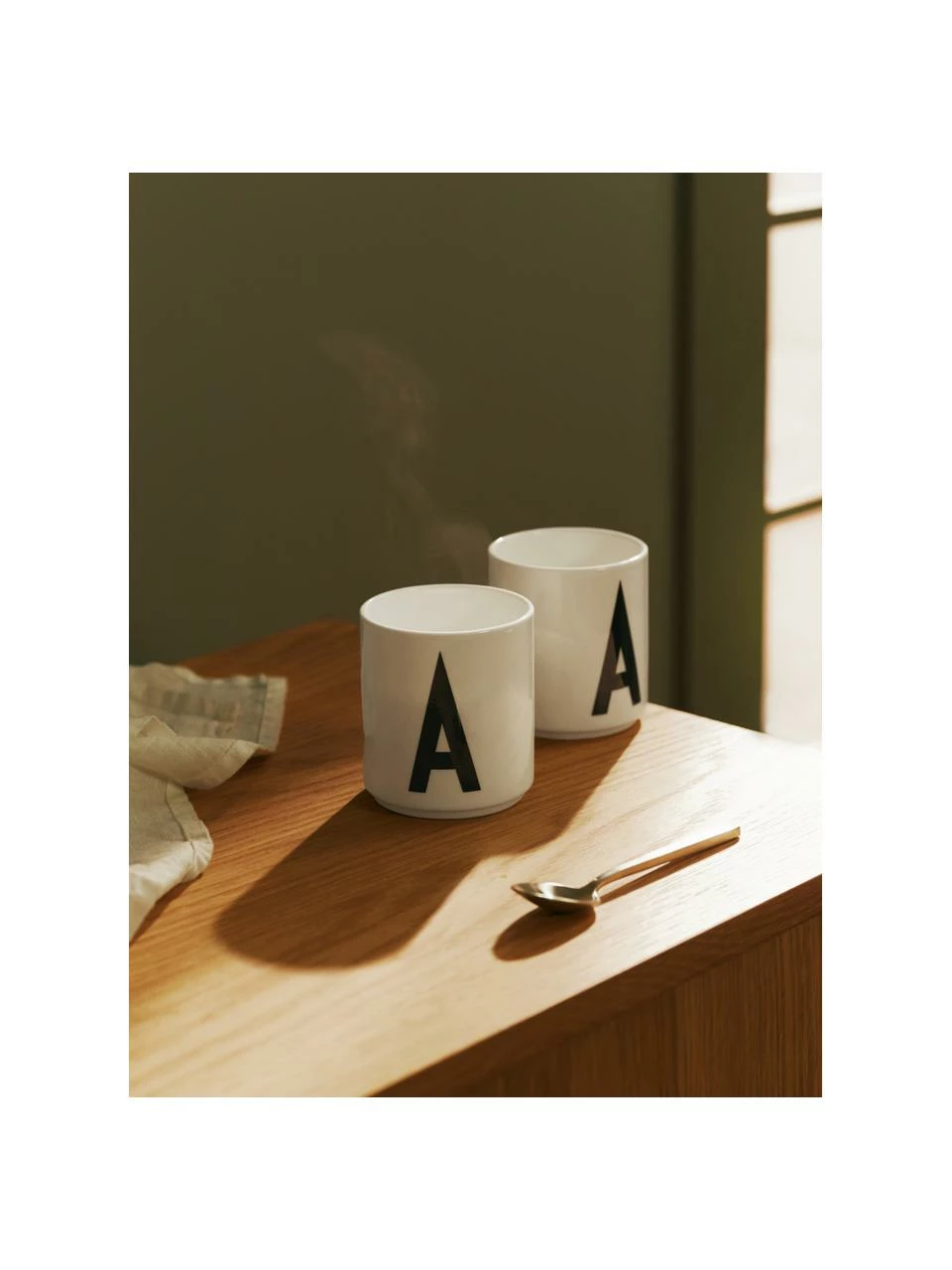 Design Letters Mug design porcelaine avec une lettre Personal (variantes de A à Z), Mug A, 250 ml 4 Design Letters Mug design porcelaine avec une lettre Personal (variantes de A à Z), Mug A, 250 ml – Image 2