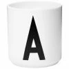 Design Letters Mug design porcelaine avec une lettre Personal (variantes de A à Z), Mug A, 250 ml