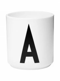 Design Letters Mug design porcelaine avec une lettre Personal (variantes de A à Z), Mug A, 250 ml