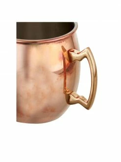 Mug en cuivre Moscow Mule à surface lisse Shiny, Ø 9 x haut. 10 cm, 450 ml -Cuisine Soldes 2022 Mug en cuivre Moscow Mule a surface lisse Shiny 3