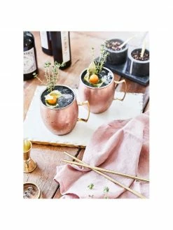 Mug en cuivre Moscow Mule à surface lisse Shiny, Ø 9 x haut. 10 cm, 450 ml -Cuisine Soldes 2022 Mug en cuivre Moscow Mule a surface lisse Shiny 4