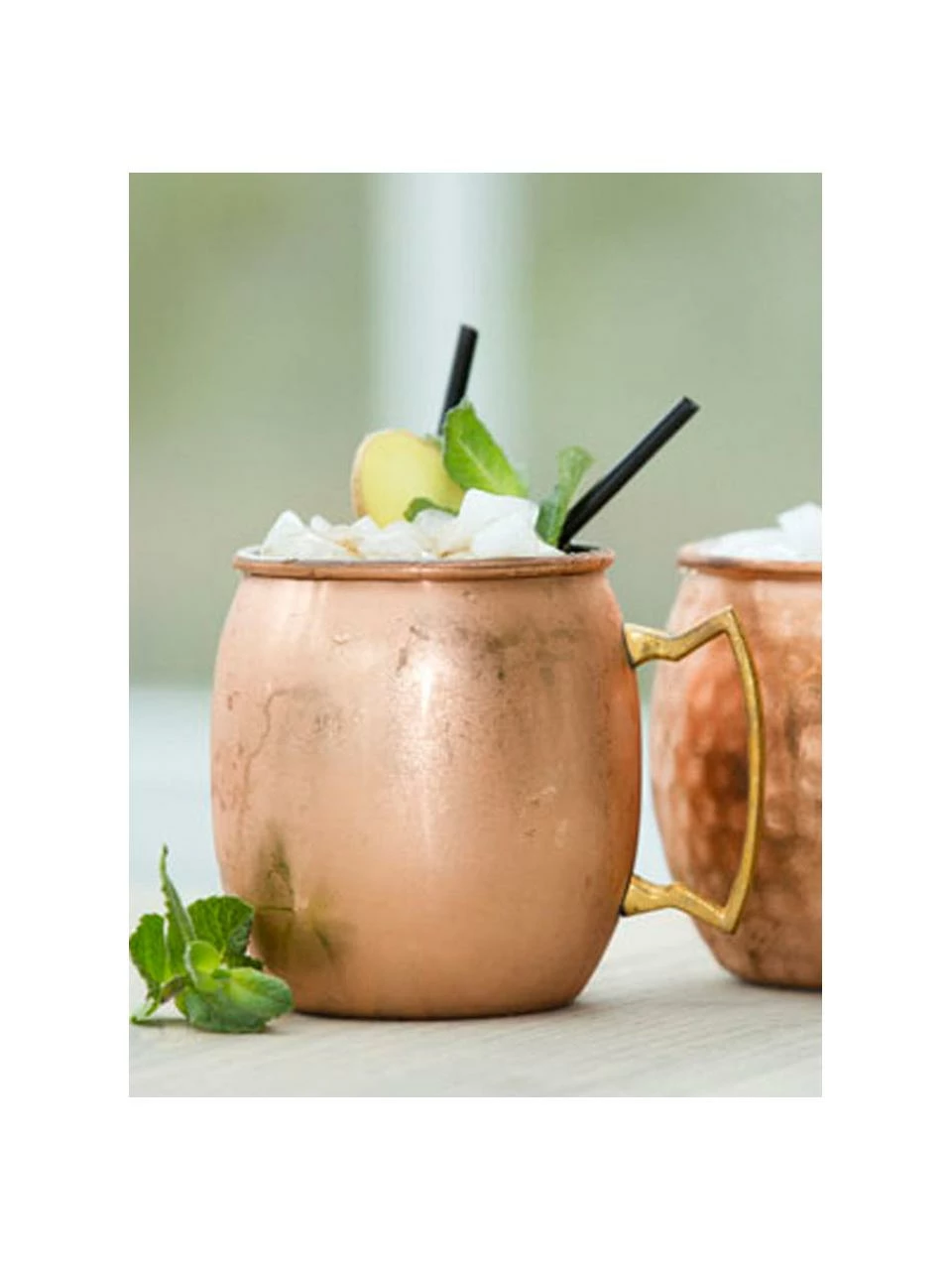 Mug en cuivre Moscow Mule à surface martelée Hammered, Ø 9 x haut. 10 cm, 450 ml 5 Mug en cuivre Moscow Mule à surface martelée Hammered, Ø 9 x haut. 10 cm, 450 ml – Image 3