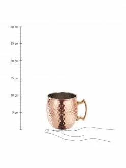Mug en cuivre Moscow Mule à surface martelée Hammered, Ø 9 x haut. 10 cm, 450 ml 10 Mug en cuivre Moscow Mule à surface martelée Hammered, Ø 9 x haut. 10 cm, 450 ml -Cuisine Soldes 2022 Mug en cuivre Moscow Mule a surface martelee Hammered 3