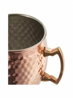 Mug en cuivre Moscow Mule à surface martelée Hammered, Ø 9 x haut. 10 cm, 450 ml 11 Mug en cuivre Moscow Mule à surface martelée Hammered, Ø 9 x haut. 10 cm, 450 ml -Cuisine Soldes 2022 Mug en cuivre Moscow Mule a surface martelee Hammered 4