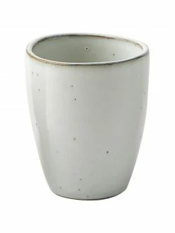 Broste Copenhagen Mug en grès fait main Nordic Sand, 6 pièces, Ø 8 x haut. 10 cm, 250 ml